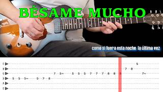 Bsame Mucho  Guitar Instrumental with Tabs U0026 S  Consuelo Velzquez