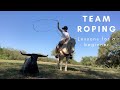 Teaching Wife how to TEAM ROPE! (Advice for BEGINNERS!)