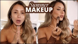 MY SUMMER MAKEUP ROUTINE!! Easy 10 minute glam ☀️