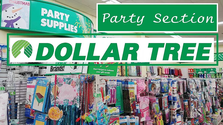 DOLLAR TREE PARTY SUPPLIES SHOP WITH ME - Store Tour Shopping Birthday Baby Shower Wedding + MORE