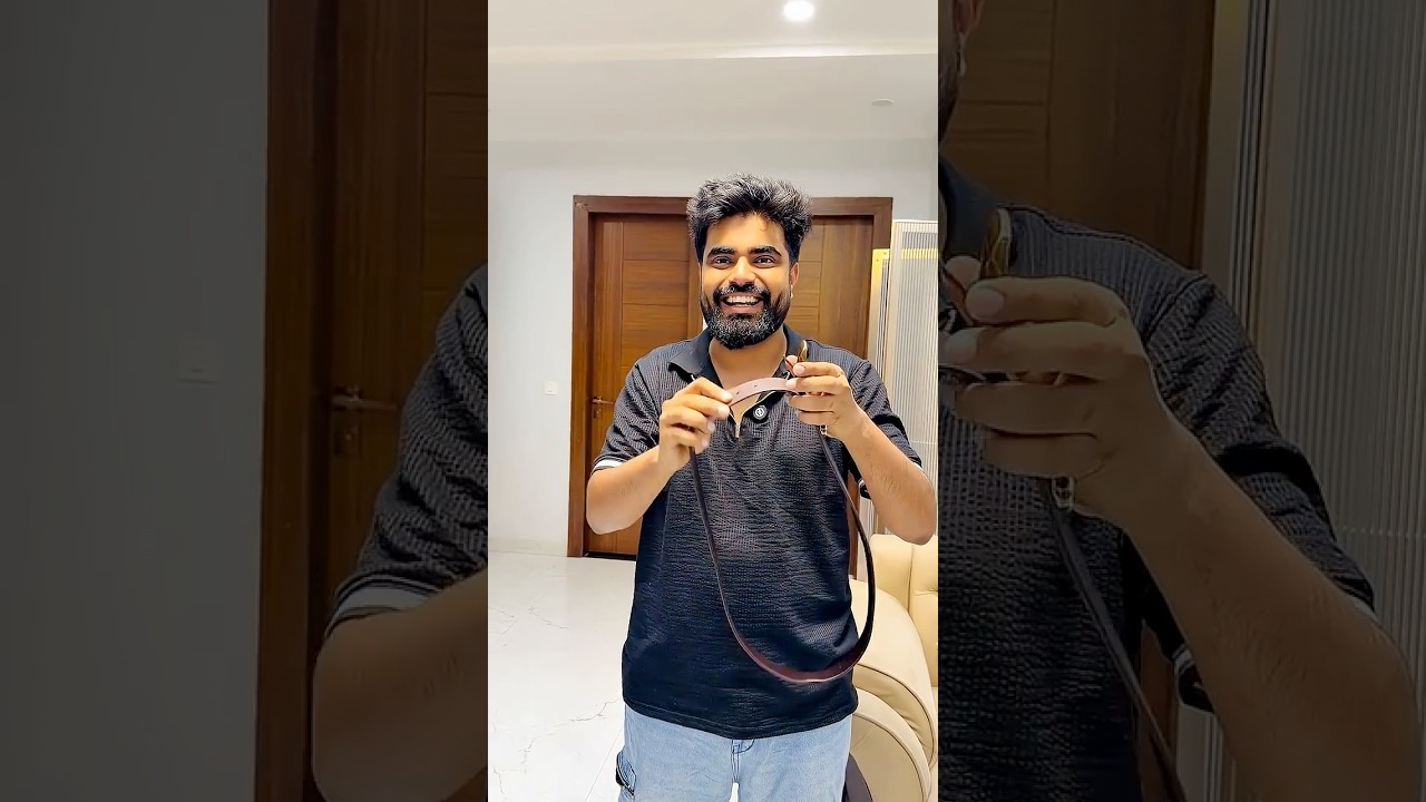 How to fold your Belt ? 😍 #dushyantkukreja #shorts
