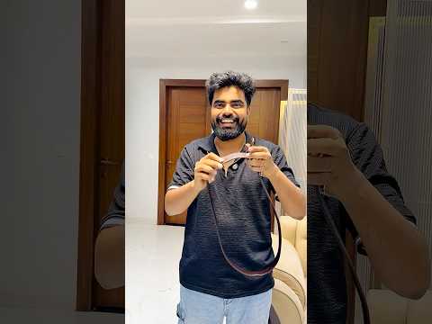 How to fold your Belt ? 😍 #dushyantkukreja #shorts