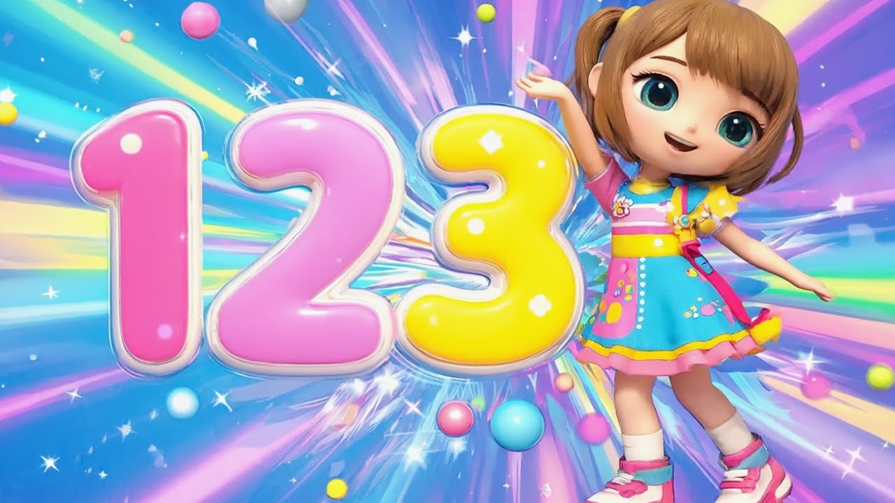 Песня Чисел для Детей на Английском – Учим Считать от 1 до 10 с Рифмами, Музыкой и Танцами