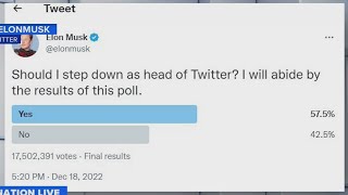 57% of Twitter users want Elon Musk to step down as CEO | NewsNation Live