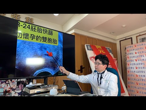 她在給博元婦產科做一次試管嬰兒就成功了！而且還雙胞胎！  qPCR-24胚胎快篩 一次成功懷孕的雙胞胎