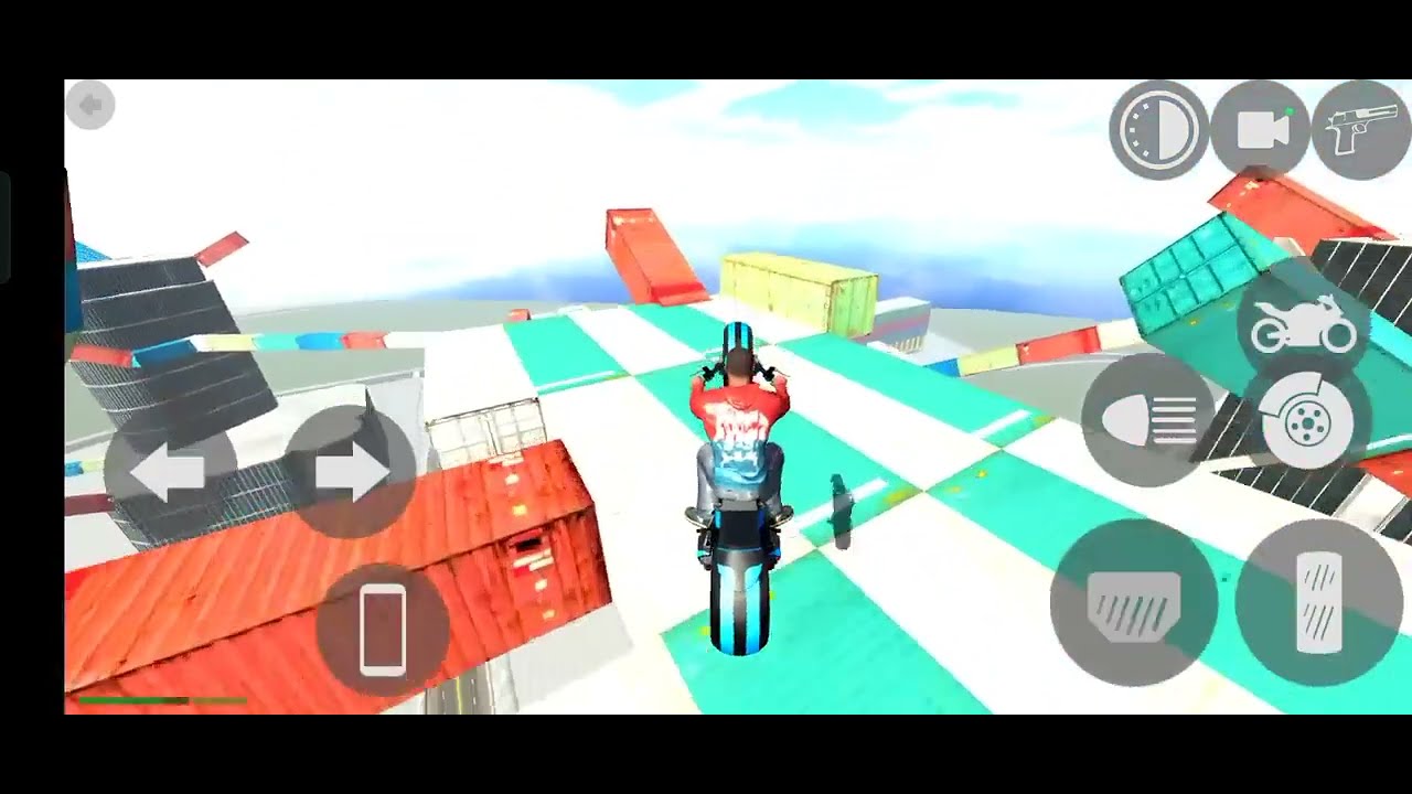 Bike stunt and cheat code in Indian Bike Simulator game play android 3d ||Allmaxgaming||