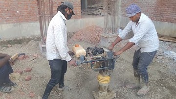 Monkey Jumper Soil Compaction work Under construction Site