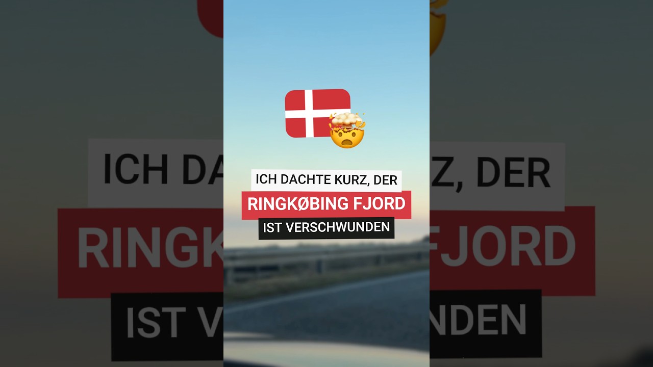 🇩🇰 Der #RingkøbingFjord verschwunden? 😅 #Dänemark #Nordsee