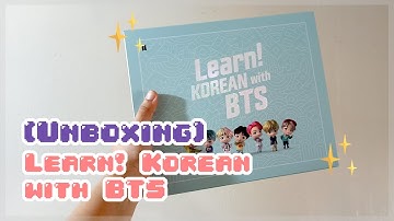 [Unboxing] Learn Korean with BTS + Honest Comments