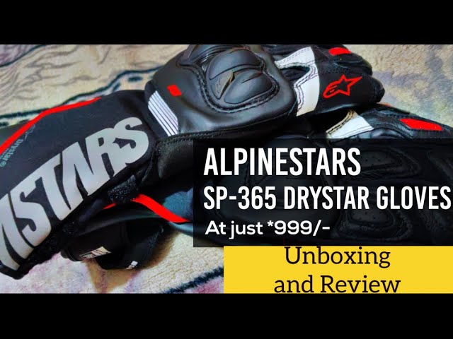 GUANTE ALPINESTARS SP-365 DRYSTAR BLACK - Motos Soria