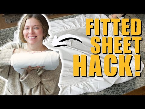How to Fold a Fitted Sheet like a PRO