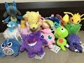 Japan Pokemon Center Arcanine Zygarde Vaporeon Oddish Lucario Plush Toys