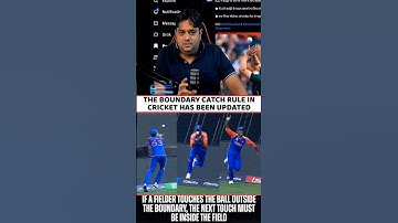 Boundary Catch Rule Updated! 😳 Fielder Can Now Do THIS? #CricketRules #abcricinfo