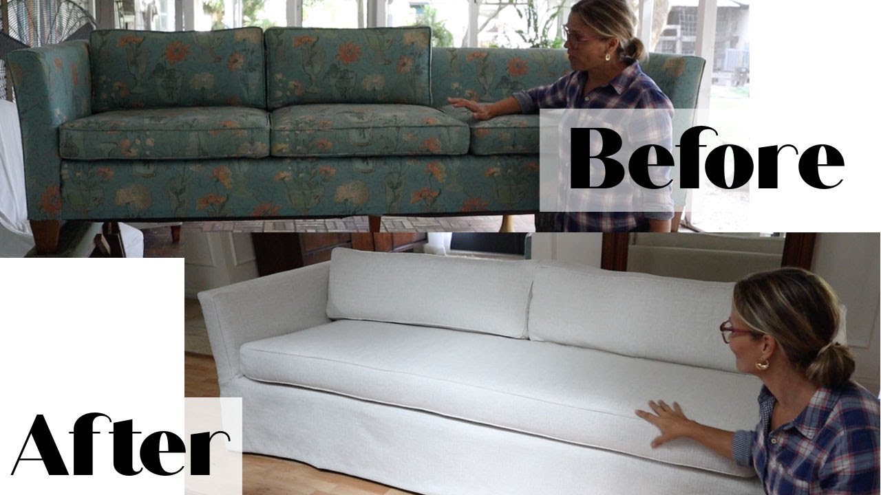 Turn three cushions into one long bench cushion DIY YouTube