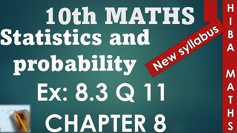 10th maths chapter 8 exercise 8.3 question 11 tn samacheer hiba maths