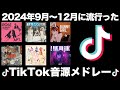 TikTok 2024年9月 12月に流行ったTikTok音源メドレー