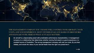 How to Choose an Aircraft Management Company#shorts