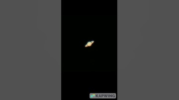 saturn through backyard telescope #viral #shorts #space #saturn