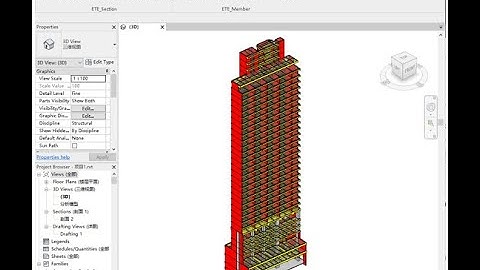 Transfer ETABS model to REVIT
