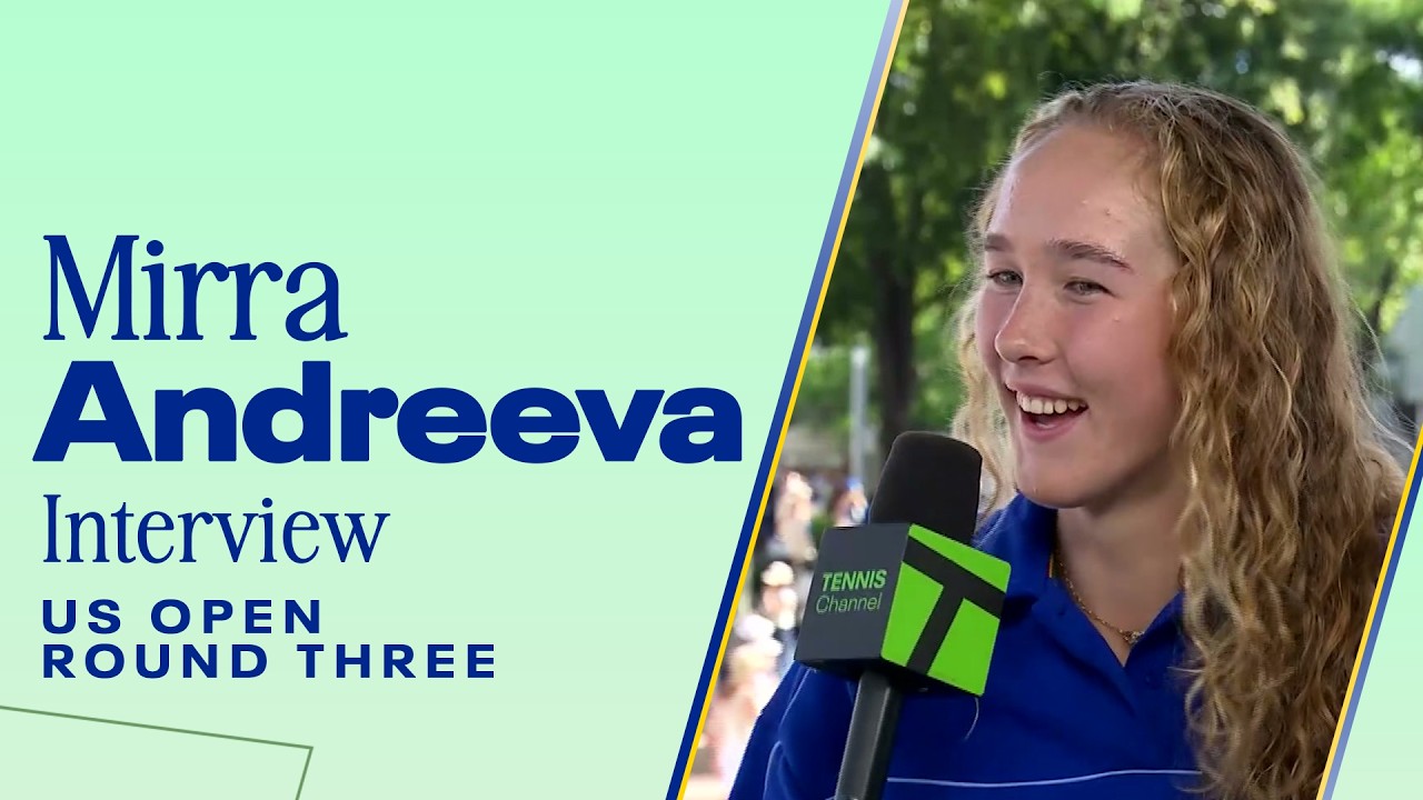 Mirra Andreeva is falling in LOVE with New York City | 2026 US Open