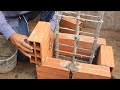 Como fazer o pescosso do pilar com blocos