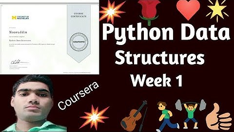 Python data structures !Week 1st answers