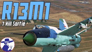 7 Kill Sortie with the R13M1 in Enigma's Cold War Server  MiG21