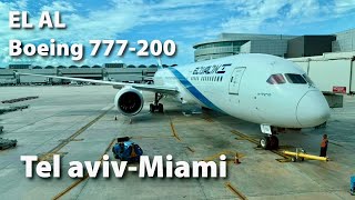 Elal 777-200 Tel Aviv - Miami