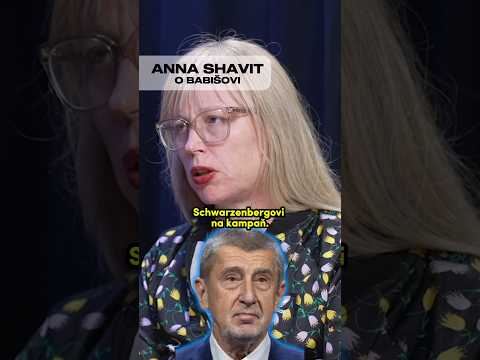 Anna Shavit: "BABIŠ dal 4 miliony SCHWARZENBERGOVI!"