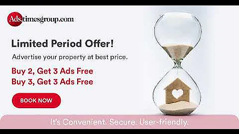 Book your Property Ads space in Times Of India at the Best price. Buy your space now!