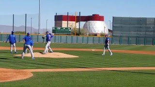 Cubs pitcher/catcher workout #8 2/20/16