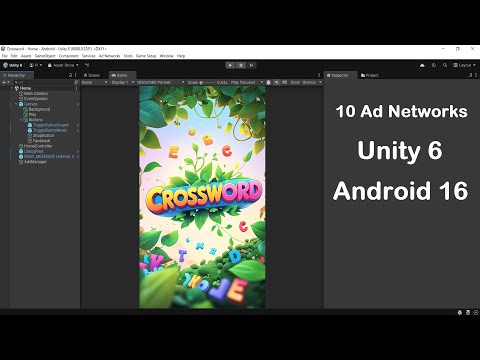 Crossword Puzzle Unity Word Game Template | Crossword Game Unity | Word Search Game In Unity