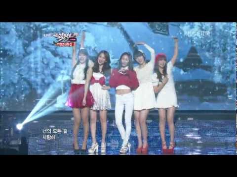 【1080P】Krystal,Sulli & Suzy(miss A)& Jiyoung(KARA)& Sohyun- Winter Songs (21 Dec,2012)