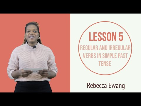 Lesson 5 - B1-B2 Intermediate Level English - Regular and Irregular Verbs in the Past Simple | UDEMY
