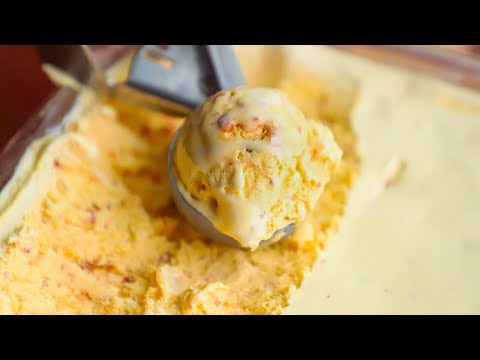 Butterscotch ice cream recipe – homemade butterscotch ice cream – easy ice cream recipe