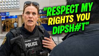 Arrogant Female Officer HUMILIATED After Citizen Exposes the Law | First Amendment Audit