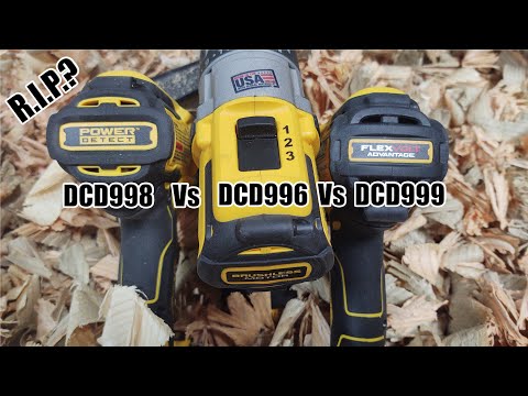 One Ends Up Dead! DEWALT DCD996 Vs DCD998 Vs DCD999 Drill Driver Power Comparison | XR Vs FA Vs PD