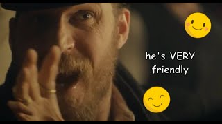 alfie solomons being 'FRIENDLY' to everyone for 3 minutes