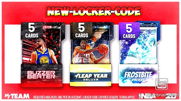 NBA 2K20 Locker Code | Buzzer beater, Frostbite, and Leap Year Packs