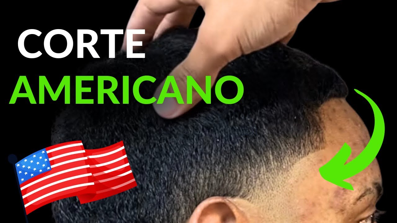 Como fazer o CORTE AMERICANO / TAPER FADE rápido e fácil - YouTube