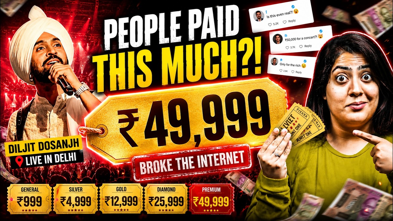 The Real Reason Diljit Dosanjh Concert Tickets Are Priced So