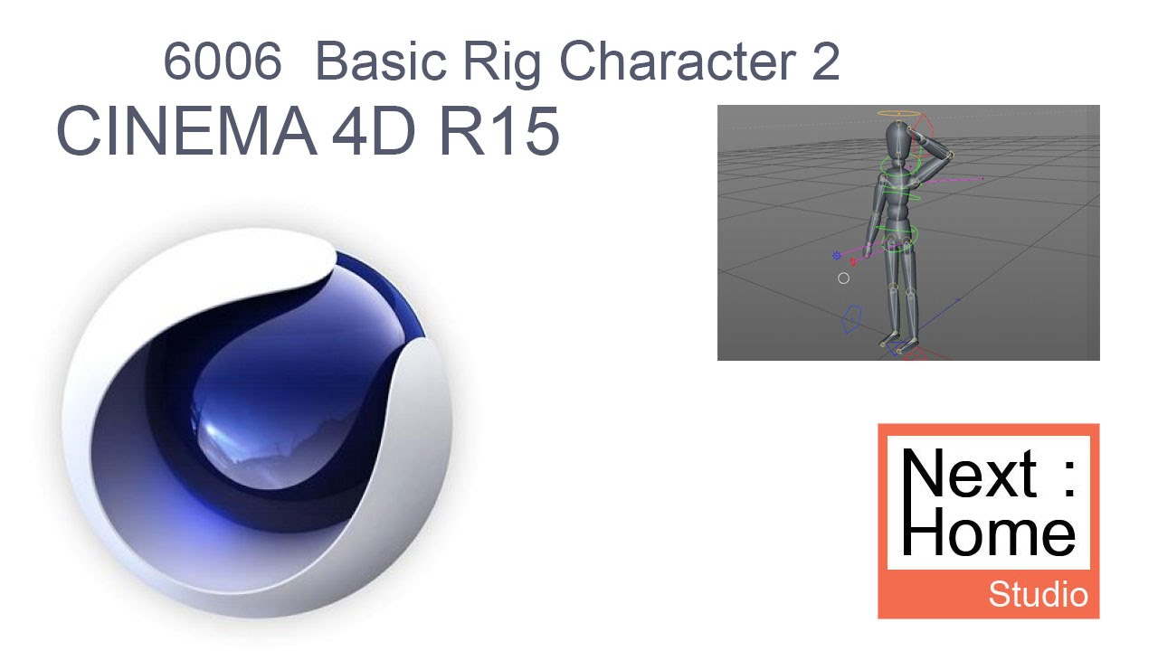 6006 Cinema 4D การ Rig Character เบื้องต้น 2 - YouTube