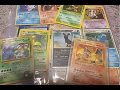 Vintage pokemon card collection opening