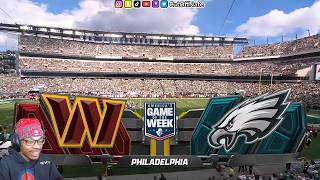 CutOffNate Reaction To Washington Commanders vs Philadelphia Eagles Game Highlights 2026 NFL Week 1