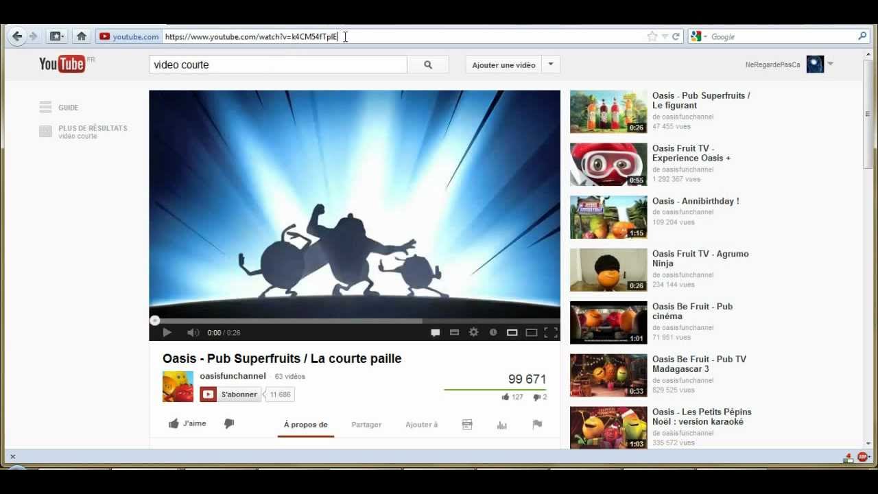 Recuperer une video Youtube - YouTube