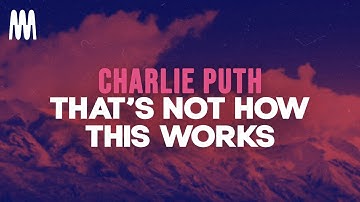 Charlie Puth - That