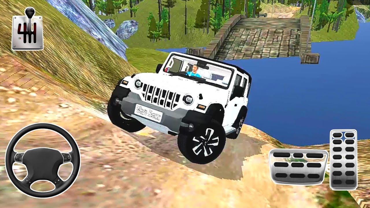 💥Mahindra Thar Roxx Offroading Gameplay In Bussid | Bus Simulator Indonesia 2025 #games 