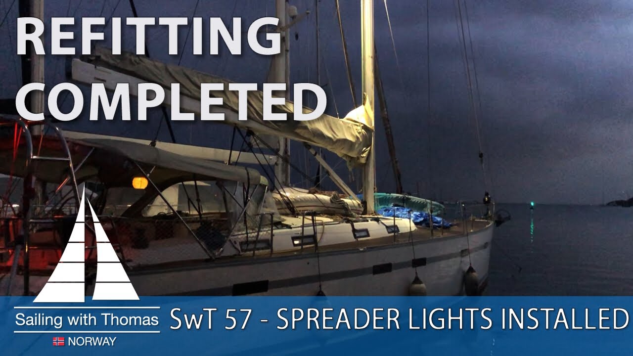 Spreader lights installation – SwT 57 Finally I can see the light