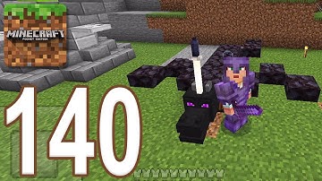 Minecraft Pocket Survival - Gameplay Walkthrough Part 140 - Ender Dragon Statue (iOS, Android)