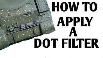 How to weather a model - using a Dot Filter